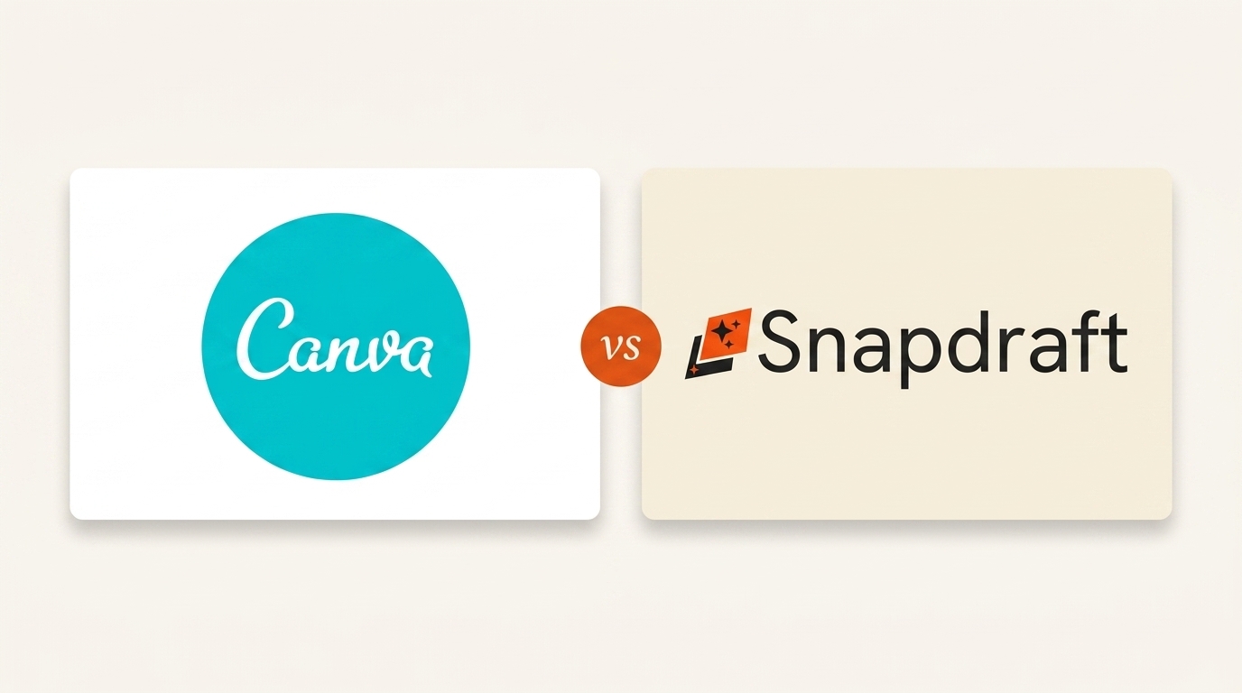 Canva vs SnapDraft logos comparison