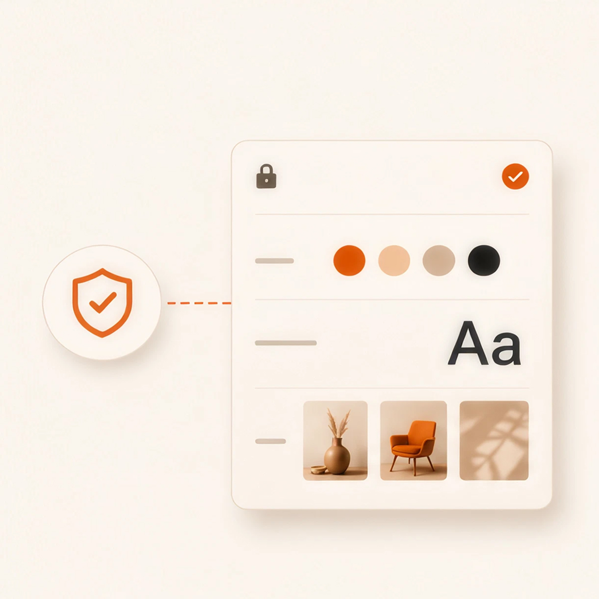 SnapDraft Brand DNA analysis locking palette and composition from brand references
